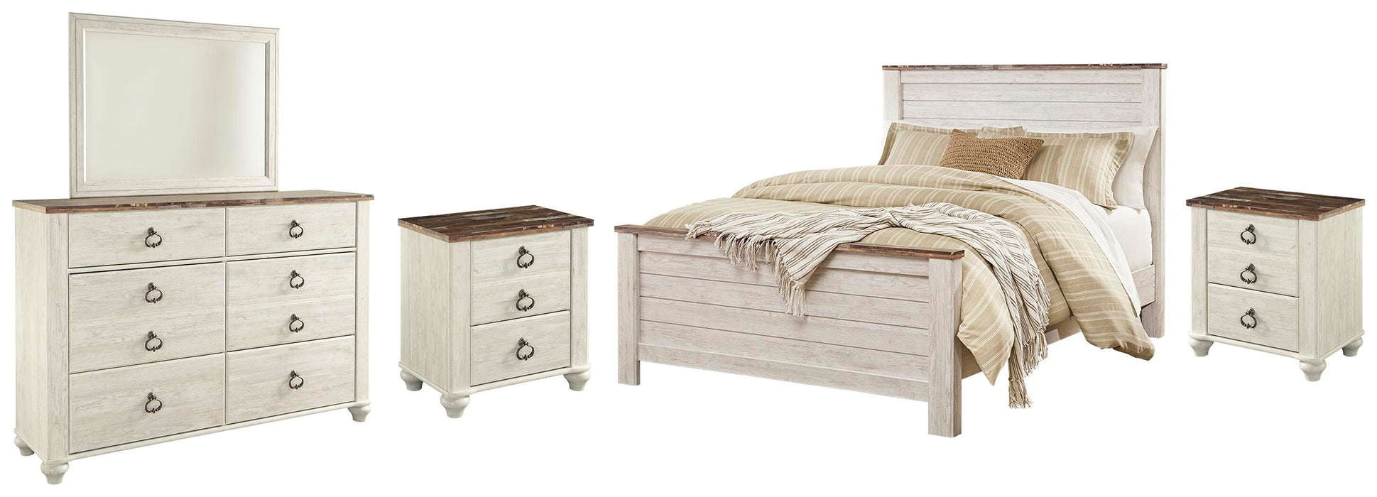 Willowton Bedroom Set - Casa Morelos / Coahuila Furniture (Oklahoma City, OK)
