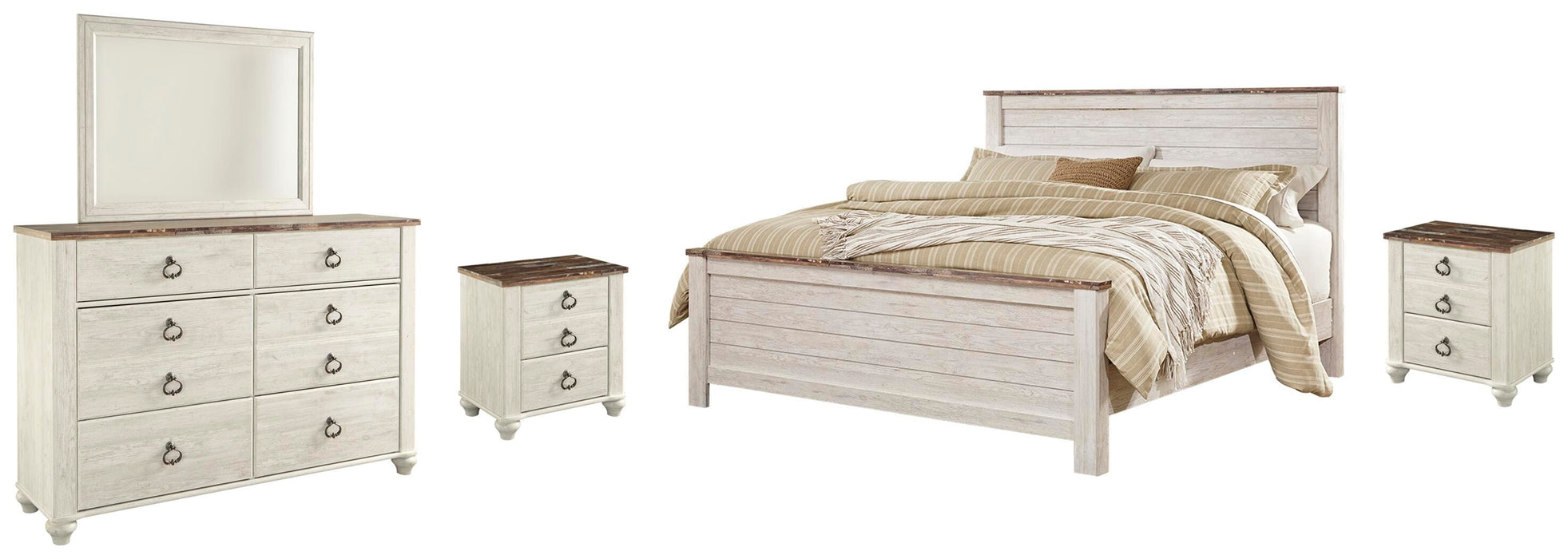 Willowton Bedroom Set - Casa Morelos / Coahuila Furniture (Oklahoma City, OK)