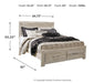 Bellaby Bed with 2 Storage Drawers - Casa Morelos / Coahuila Furniture (Oklahoma City, OK)