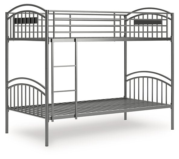 Lanceburg Bunk Bed with Ladder - Casa Morelos / Coahuila Furniture (Oklahoma City, OK)