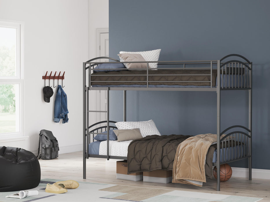 Lanceburg Bunk Bed with Ladder - Casa Morelos / Coahuila Furniture (Oklahoma City, OK)