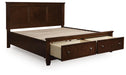 Danabrin Panel Storage Bed - Casa Morelos / Coahuila Furniture (Oklahoma City, OK)