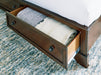 Trellington Sleigh Storage Bed - Casa Morelos / Coahuila Furniture (Oklahoma City, OK)