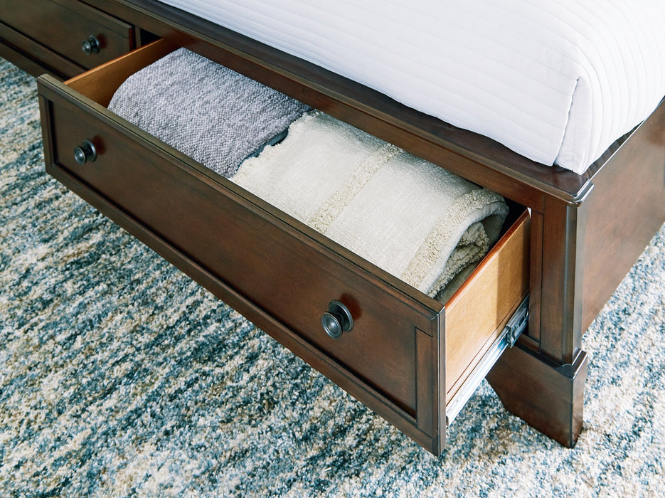 Trellington Sleigh Storage Bed - Casa Morelos / Coahuila Furniture (Oklahoma City, OK)