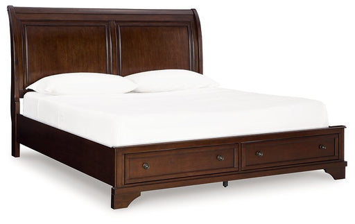 Trellington Sleigh Storage Bed - Casa Morelos / Coahuila Furniture (Oklahoma City, OK)