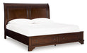 Trellington Sleigh Storage Bed - Casa Morelos / Coahuila Furniture (Oklahoma City, OK)