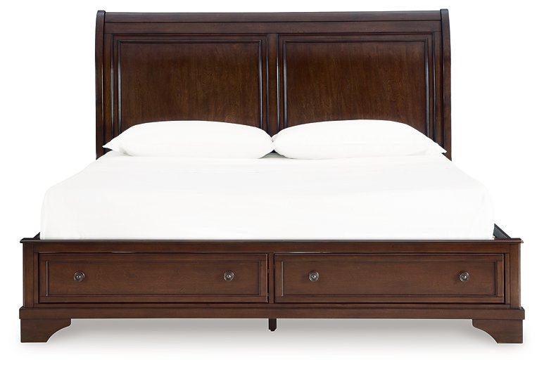 Trellington Sleigh Storage Bed - Casa Morelos / Coahuila Furniture (Oklahoma City, OK)