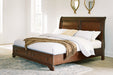 Trellington Sleigh Storage Bed - Casa Morelos / Coahuila Furniture (Oklahoma City, OK)