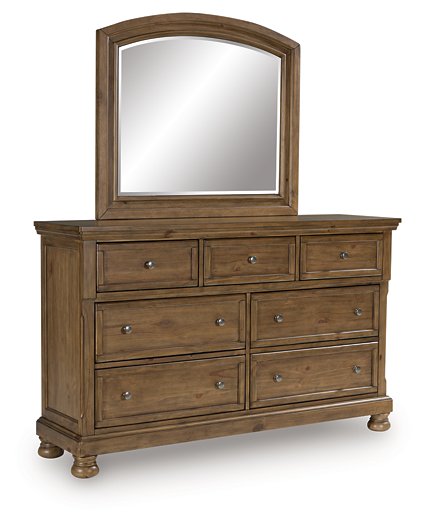 Feddinger Dresser and Mirror - Casa Morelos / Coahuila Furniture (Oklahoma City, OK)