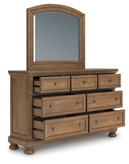 Feddinger Dresser and Mirror - Casa Morelos / Coahuila Furniture (Oklahoma City, OK)