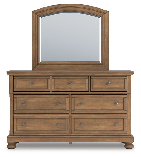 Feddinger Dresser and Mirror - Casa Morelos / Coahuila Furniture (Oklahoma City, OK)
