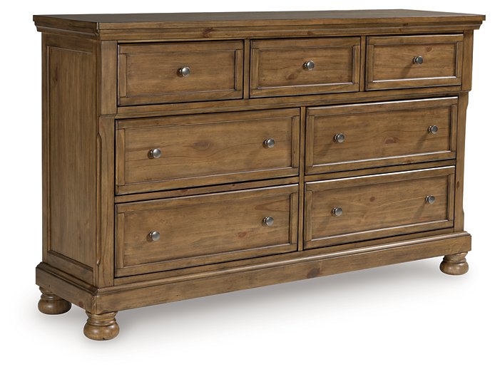 Feddinger Dresser and Mirror - Casa Morelos / Coahuila Furniture (Oklahoma City, OK)