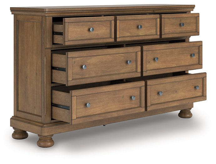 Feddinger Dresser and Mirror - Casa Morelos / Coahuila Furniture (Oklahoma City, OK)