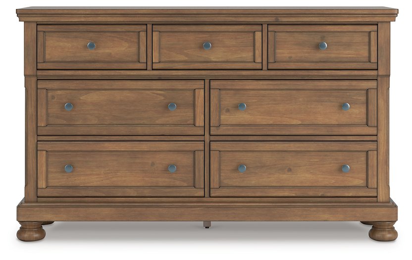 Feddinger Dresser and Mirror - Casa Morelos / Coahuila Furniture (Oklahoma City, OK)