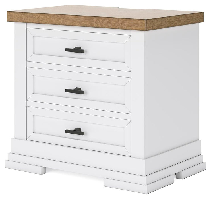 Ashbryn Nightstand - Casa Morelos / Coahuila Furniture (Oklahoma City, OK)