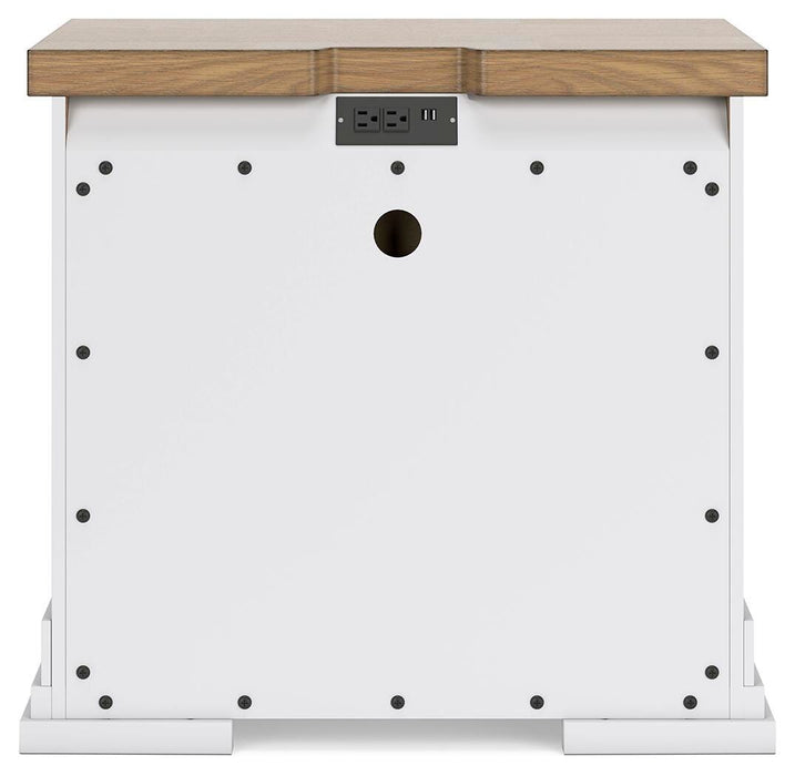 Ashbryn Nightstand - Casa Morelos / Coahuila Furniture (Oklahoma City, OK)
