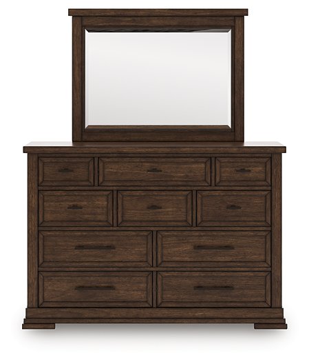 Taffenbrook Dresser and Mirror - Casa Morelos / Coahuila Furniture (Oklahoma City, OK)