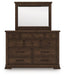Taffenbrook Dresser and Mirror - Casa Morelos / Coahuila Furniture (Oklahoma City, OK)