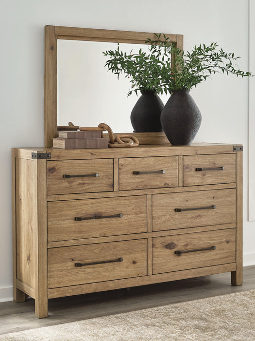Ridgester Dresser and Mirror - Casa Morelos / Coahuila Furniture (Oklahoma City, OK)