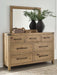 Ridgester Dresser and Mirror - Casa Morelos / Coahuila Furniture (Oklahoma City, OK)