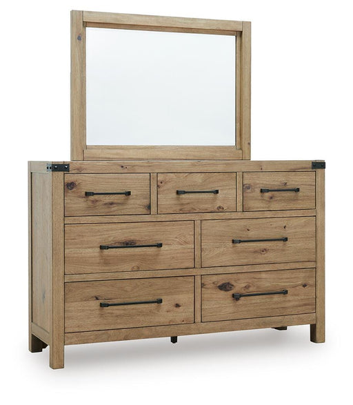 Ridgester Dresser and Mirror - Casa Morelos / Coahuila Furniture (Oklahoma City, OK)