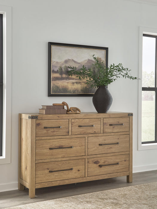 Ridgester Dresser and Mirror - Casa Morelos / Coahuila Furniture (Oklahoma City, OK)