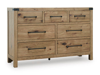 Ridgester Dresser and Mirror - Casa Morelos / Coahuila Furniture (Oklahoma City, OK)