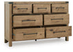 Ridgester Dresser and Mirror - Casa Morelos / Coahuila Furniture (Oklahoma City, OK)