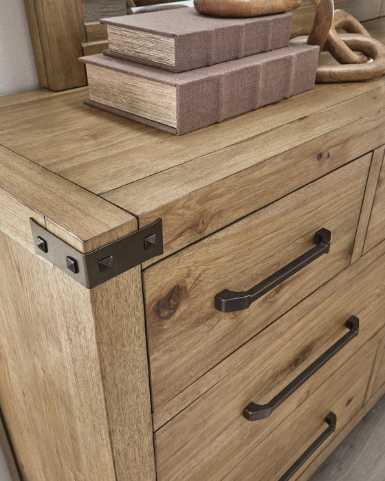 Ridgester Dresser and Mirror - Casa Morelos / Coahuila Furniture (Oklahoma City, OK)