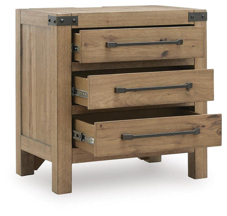 Ridgester Nightstand - Casa Morelos / Coahuila Furniture (Oklahoma City, OK)