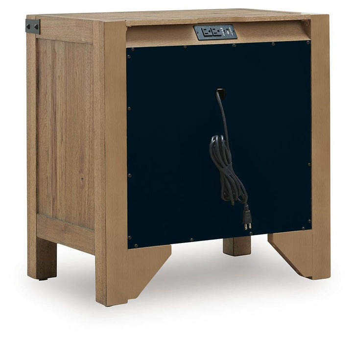 Ridgester Nightstand - Casa Morelos / Coahuila Furniture (Oklahoma City, OK)