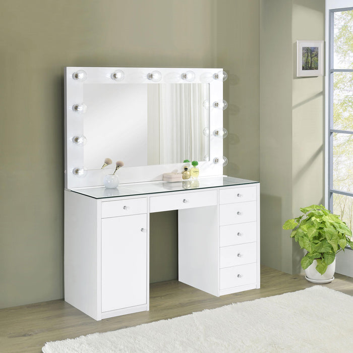 Acena Vanity Table and Mirror - Casa Morelos / Coahuila Furniture (Oklahoma City, OK)