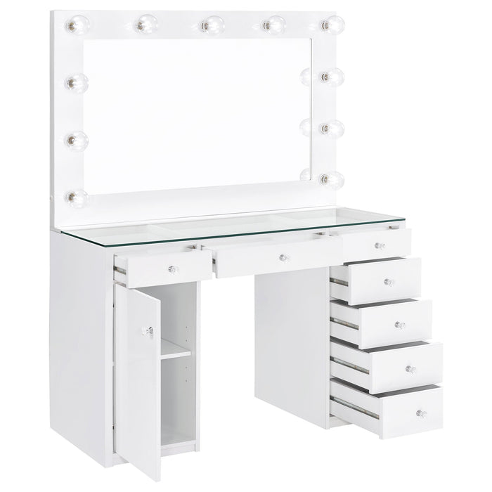 Acena Vanity Table and Mirror - Casa Morelos / Coahuila Furniture (Oklahoma City, OK)