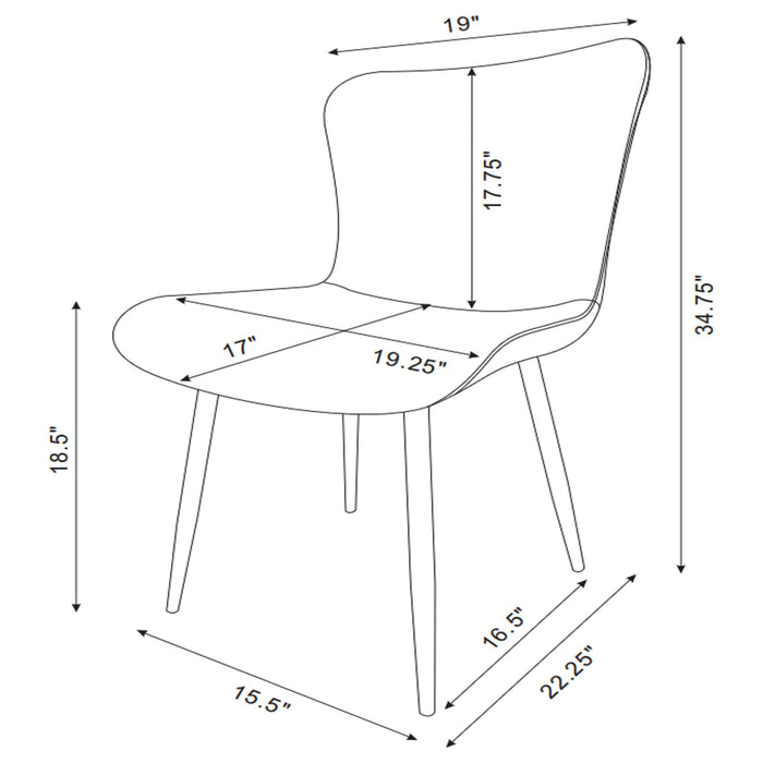 Horizon Side Chairs - Casa Morelos / Coahuila Furniture (Oklahoma City, OK)