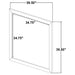Oakglen Dresser Mirrors - Casa Morelos / Coahuila Furniture (Oklahoma City, OK)