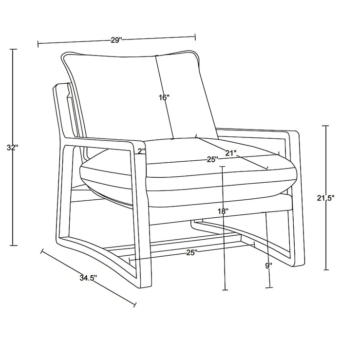 Geneva Accent Chairs - Casa Morelos / Coahuila Furniture (Oklahoma City, OK)
