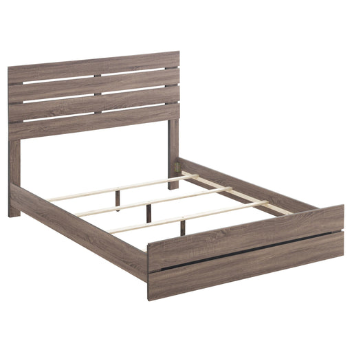 Brantford Eastern King & Queen Panel Bed Barrel Oak - Casa Morelos / Coahuila Furniture (Oklahoma City, OK)