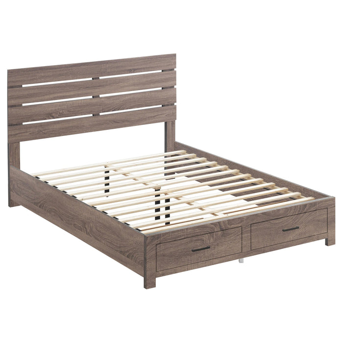 Brantford Eastern King & Queen Panel Bed Barrel Oak - Casa Morelos / Coahuila Furniture (Oklahoma City, OK)