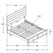 Brantford Queen Bed - Casa Morelos / Coahuila Furniture (Oklahoma City, OK)