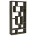 Howie 10-shelf Bookcase Weathered Grey - Casa Morelos / Coahuila Furniture (Oklahoma City, OK)