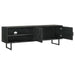 Marsden 2-door Wood 70" TV Stand Charcoal Black - Casa Morelos / Coahuila Furniture (Oklahoma City, OK)