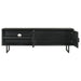 Marsden 2-door Wood 70" TV Stand Charcoal Black - Casa Morelos / Coahuila Furniture (Oklahoma City, OK)