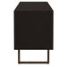 Marsden 2-door Wood 70" TV Stand Charcoal Black - Casa Morelos / Coahuila Furniture (Oklahoma City, OK)