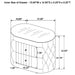 Sonya Nightstands - Casa Morelos / Coahuila Furniture (Oklahoma City, OK)