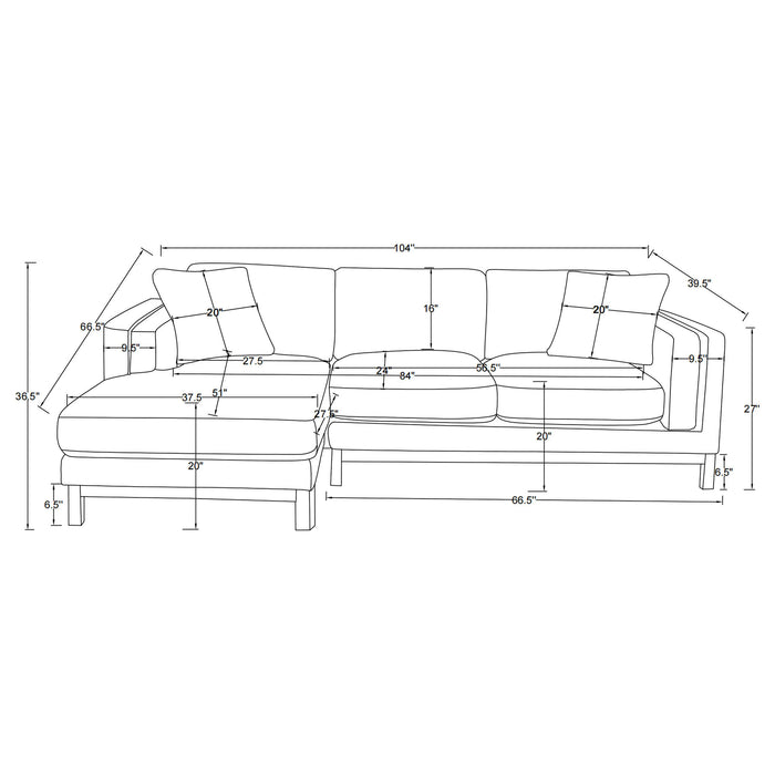 Geneva Stationary Sectionals - Casa Morelos / Coahuila Furniture (Oklahoma City, OK)