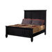 Sandy Beach Queen & E.King Panel Bed with High Headboard Black & White - Casa Morelos / Coahuila Furniture (Oklahoma City, OK)