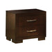 Jessica Nightstand Panels Cappuccino (Set of 2) - Casa Morelos / Coahuila Furniture (Oklahoma City, OK)
