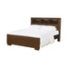 Jessica California King, E.king, & Queen Bed with Storage Headboard Cappuccino - Casa Morelos / Coahuila Furniture (Oklahoma City, OK)