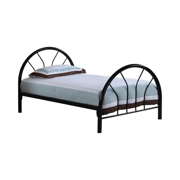 Marjorie Twin Platform Bed Black, Blue, & White - Casa Morelos / Coahuila Furniture (Oklahoma City, OK)