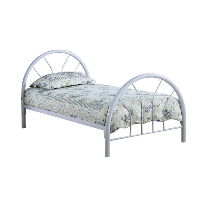 Marjorie Twin Platform Bed Black, Blue, & White - Casa Morelos / Coahuila Furniture (Oklahoma City, OK)